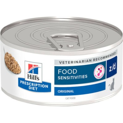 Hill's PD Feline z/d Υγρή Τροφή για Ενήλικες Γάτες σε Κονσέρβα με Συκώτι και Κοτόπουλο 156gr