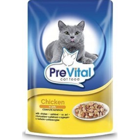 PreVital Υγρή Τροφή για Γάτες με Κοτόπουλο 100gr