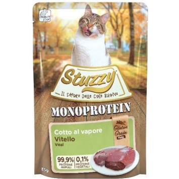 Stuzzy Monoprotein Υγρή Τροφή για Ενήλικες Γάτες σε Φακελάκι με Κρέας χωρίς Σιτηρά & Γλουτένη 85gr