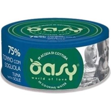 Oasy Love Υγρή Τροφή για Ενήλικες Γάτες σε Κονσέρβα με Τόνο 70gr