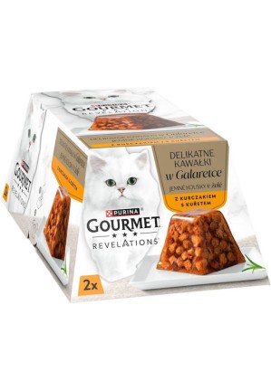 Purina Gourmet Revelations Chicken In Jelly 2x57g