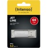 Intenso Jet Line 64GB USB 3.2 Stick Ασημί