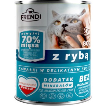 Frendi Υγρή Τροφή για Ενήλικες Γάτες με Ψάρια 800gr