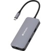 Verbatim USB-C Pro CMH-05 USB-C Docking Station με HDMI 4K PD Ethernet Γκρι