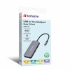 Verbatim USB-C Pro CMH-05 USB-C Docking Station με HDMI 4K PD Ethernet Γκρι