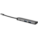 Verbatim USB-C Pro CMH-05 USB-C Docking Station με HDMI 4K PD Ethernet Γκρι