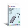 Verbatim CMH-9 USB-C Docking Station με HDMI 4K PD Ethernet Γκρι