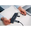 Verbatim CMH-13 USB-C Docking Station με HDMI/DisplayPort 4K PD Ethernet και σύνδεση 3 Οθονών Γκρι