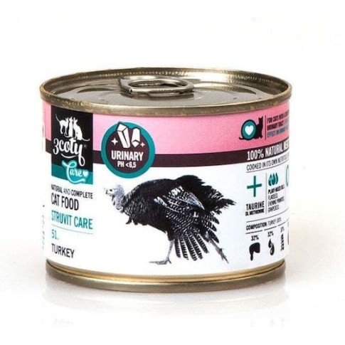 3coty Υγρή Τροφή για Γάτες με Γαλοπούλα 180gr