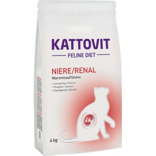 Kattovit Feline Diet Renal Ξηρά Τροφή Γάτας με Κρέας 4kg