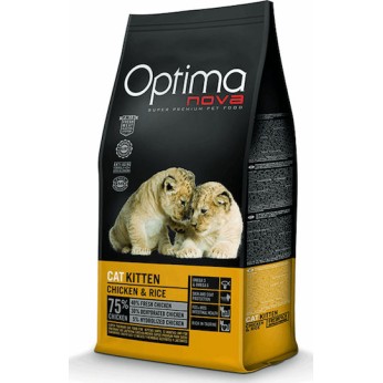 Optimanova Cat Kitten Ξηρά Τροφή για Ανήλικες Γάτες με Κοτόπουλο 8kg
