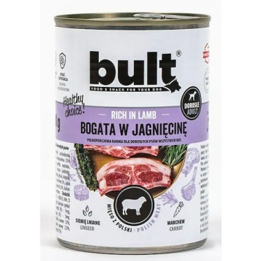 Bult Υγρή Τροφή Σκύλων με Αρνί χωρίς Γλουτένη 400gr