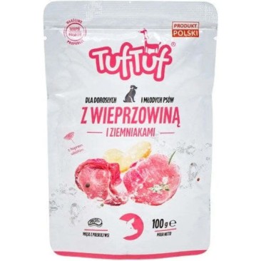 Dog Food Υγρή Τροφή Σκύλων με Χοιρινό και Πατάτες 100gr