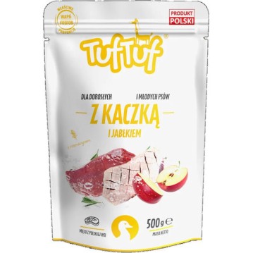 TufTuf Υγρή Τροφή Σκύλων με Πάπια 500gr