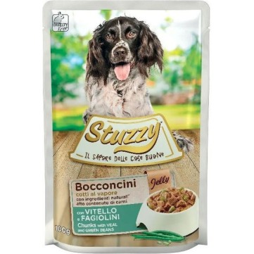Stuzzy Chunks Veal Green Beans Wet Dog Food 100 G