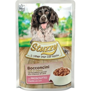 Stuzzy Chunks Ham Wet Dog Food 100 G