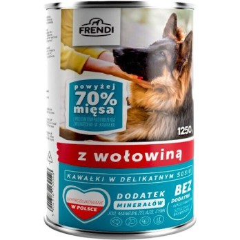 Frendi Υγρή Τροφή Σκύλων σε Κονσέρβα με Βοδινό 1250gr
