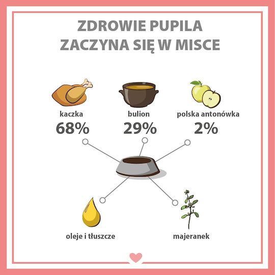 Dog Food Υγρή Τροφή Σκύλων με Κρέας και Πάπια χωρίς Σιτηρά 800gr