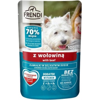 Pet Republic Υγρή Τροφή Σκύλων με Βοδινό και Κρέας 100gr