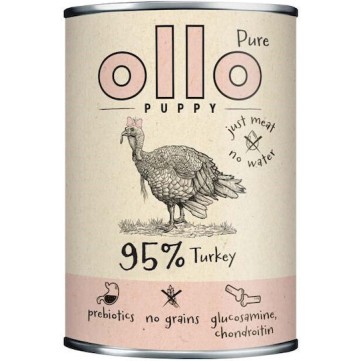 Dog Food Υγρή Τροφή για Κουτάβια σε Κονσέρβα με Γαλοπούλα 400gr