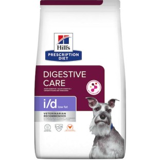 Hill's Prescription Diet i/d Digestive Care Low Fat 1.5kg Ξηρά Τροφή Διαίτης, χωρίς Γλουτένη για Ενήλικους Σκύλους με Κοτόπουλο