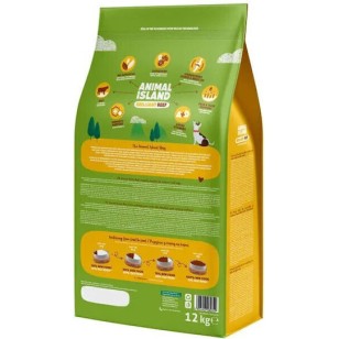 Animal Island 12kg Ξηρά Τροφή χωρίς Σιτηρά & Γλουτένη για Ενήλικους Σκύλους με Βοδινό