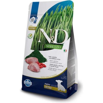 Farmina N&D Spirulina 2kg Ξηρά Τροφή χωρίς Σιτηρά & Γλουτένη για Κουτάβια Μεγαλόσωμων Φυλών με Αρνί