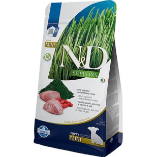 Farmina N&D Spirulina 2kg Ξηρά Τροφή χωρίς Σιτηρά & Γλουτένη για Κουτάβια Μεγαλόσωμων Φυλών με Αρνί