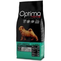 Optimanova & Potato 2kg Ξηρά Τροφή χωρίς Σιτηρά για Κουτάβια με Κουνέλι, Λαγό και Πατάτες