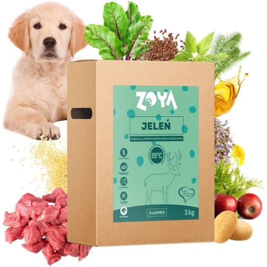 Zoya 3kg Ξηρά Τροφή Σκύλων με Ελάφι