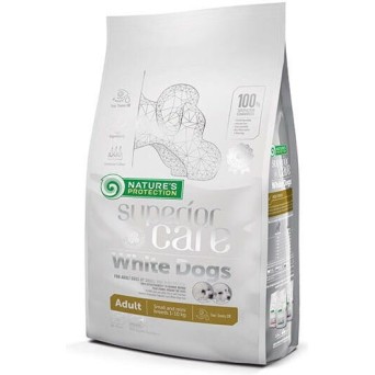 Nature's Protection Superior Care White Dogs 4kg Ξηρά Τροφή χωρίς Σιτηρά & Γλουτένη για Ενήλικους Σκύλους Μικρόσωμων Φυλών με Αρνί