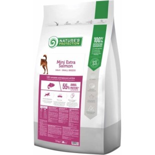 Nature's Protection Mini Extra 7.5kg Ξηρά Τροφή για Ενήλικους Σκύλους Μικρόσωμων Φυλών με Σολομό