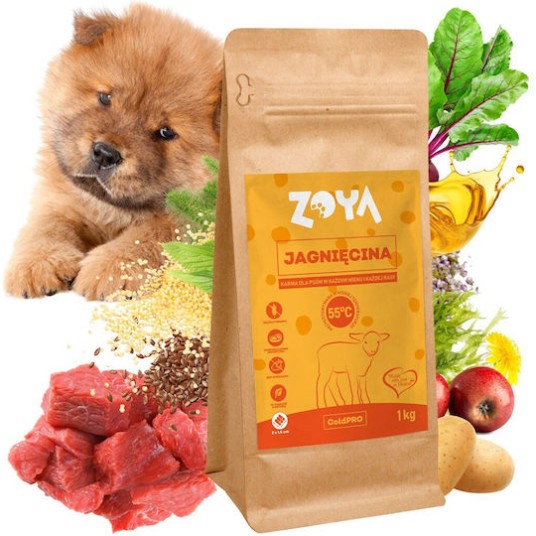 Zoya 1kg Ξηρά Τροφή για Ενήλικους Σκύλους με Αρνί