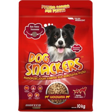 Dog Food 10kg Ξηρά Τροφή χωρίς Γλουτένη για Ενήλικους Σκύλους Μεσαίων & Μεγαλόσωμων Φυλών με Βοδινό