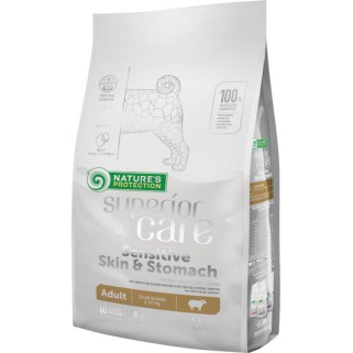 Nature's Protection Sensitive Skin & Stomach Small 1.5kg Ξηρά Τροφή χωρίς Σιτηρά & Γλουτένη για Ενήλικους Σκύλους Μικρόσωμων Φυλών με Αρνί