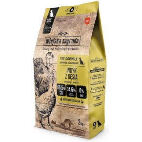 Wiejska Zagroda 2kg Ξηρά Τροφή Σκύλων με Γαλοπούλα