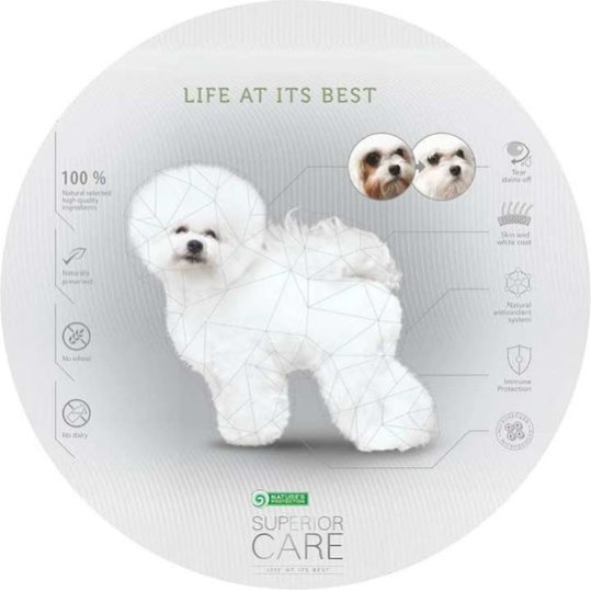 Nature's Protection Superior Care White Dogs 10kg Ξηρά Τροφή χωρίς Σιτηρά & Γλουτένη για Κουτάβια με Σολομό