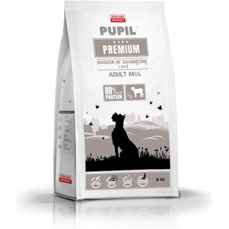 Dog Food 12kg Ξηρά Τροφή Σκύλων Μεσαίων & Μεγαλόσωμων Φυλών με Αρνί και Ρύζι