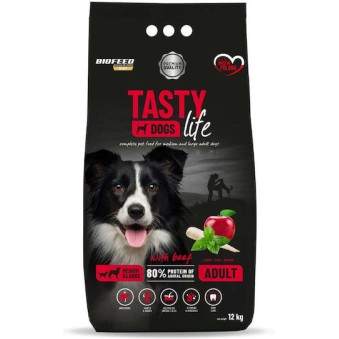 Biofeed 12kg Ξηρά Τροφή χωρίς Γλουτένη για Ενήλικους Σκύλους Μεσαίων & Μεγαλόσωμων Φυλών με Βοδινό