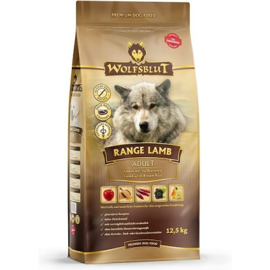 Wolfsblut 12.5kg Ξηρά Τροφή χωρίς Γλουτένη για Ενήλικους Σκύλους με Αρνί, Ρύζι και Καστανό Ρύζι