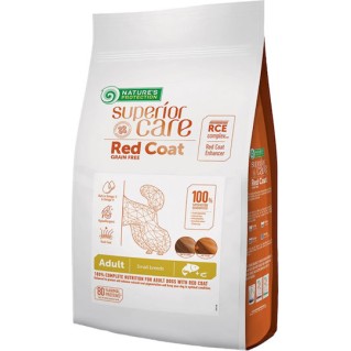 Nature's Protection Superior Care Red Coat 10kg Ξηρά Τροφή χωρίς Σιτηρά & Γλουτένη για Ενήλικους Σκύλους Μικρόσωμων Φυλών με Σολομό