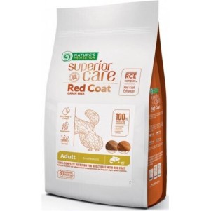Nature's Protection Superior Care Red Coat 10kg Ξηρά Τροφή χωρίς Σιτηρά & Γλουτένη για Ενήλικους Σκύλους Μικρόσωμων Φυλών με Σολομό