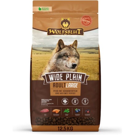 Wolfsblut 12.5kg Ξηρά Τροφή χωρίς Σιτηρά για Ενήλικους Σκύλους Μεγαλόσωμων Φυλών με Κρέας και Πατάτες