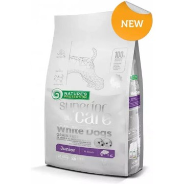 Nature's Protection Superior Care White Dogs 1.5kg Ξηρά Τροφή χωρίς Σιτηρά & Γλουτένη για Κουτάβια με Ψάρια