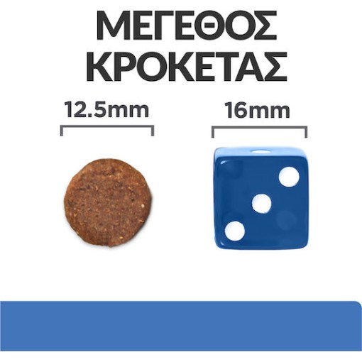 Hill's Prescription Diet Derm Complete 1.5kg Ξηρά Τροφή για Ενήλικους Σκύλους με Κρέας