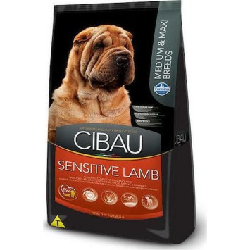 Farmina Cibau Sensitive Medium & Maxi 14kg Ξηρά Τροφή χωρίς Γλουτένη για Ενήλικους Σκύλους Μεγαλόσωμων Φυλών με Αρνί