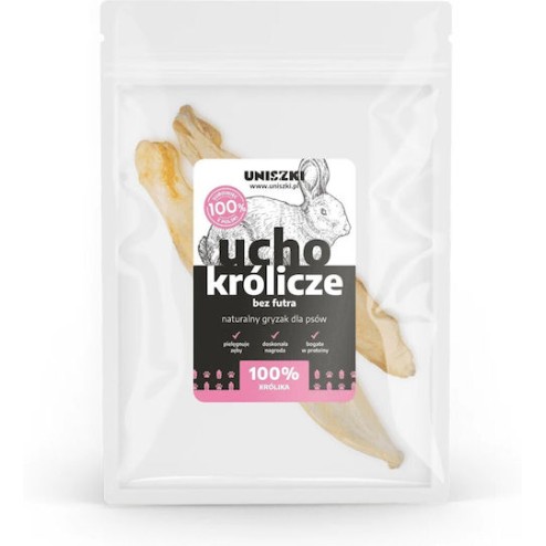 Uniszki Rabbit Ear Without Fur Dog Treat 2 Pieces
