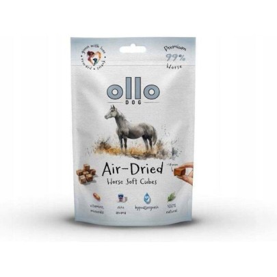 Ollo Air Dried Horse Cubes Dogs 80g