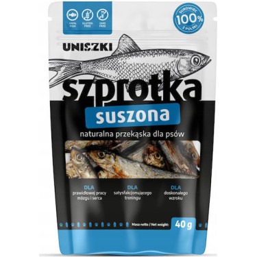 Uniszki Λιχουδιά Σκύλου με Ψάρι και Δημητριακά 40gr