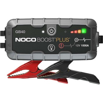 Noco GB40 Boost Plus Φορητός Εκκινητής Μπαταρίας Αυτοκινήτου 1000A με Power Bank / USB / Φακό 12V